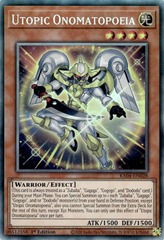 Utopic Onomatopoeia - RA04-EN028 - Collector's Rare - 1st Edition